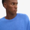 Jersey clásico de lana merina - Azul Pacífico