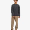 Jersey clásico de lana merina - Gris lava