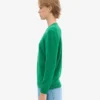 Jersey clásico de lana merina para mujer - Verde Kelly