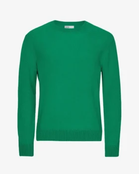 Jersey clásico de lana merina - Verde Kelly