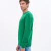 Jersey clásico de lana merina - Verde Kelly