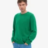 Jersey clásico de lana merina - Verde Kelly