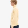 Jersey de cuello alto de lana merina - Amarillo suave