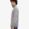 Jersey de cuello alto de lana merina - Gris jaspeado