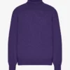 Jersey de cuello alto de lana merina - Ultravioleta