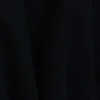 Jersey de cuello redondo de lana merina ligera - Negro intenso