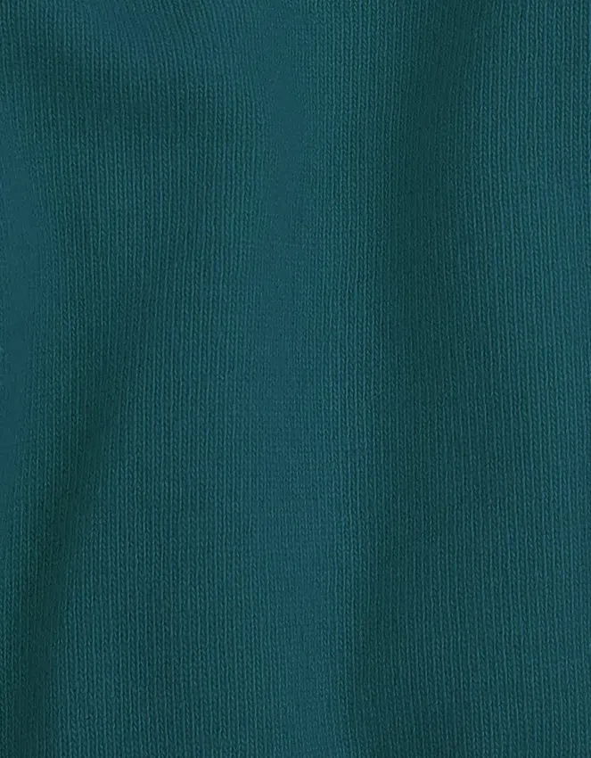 Calcetines clásicos de lana merina para mujer - Verde océano