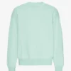 Jersey de cuello redondo oversize orgánico - Azul aguamarina claro