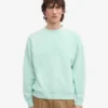 Jersey de cuello redondo oversize orgánico - Azul aguamarina claro