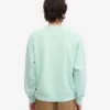 Jersey de cuello redondo oversize orgánico - Azul aguamarina claro