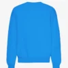 Jersey de cuello redondo oversize orgánico - Azul Pacífico