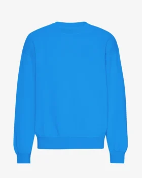 Jersey de cuello redondo oversize orgánico - Azul Pacífico