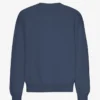 Jersey de cuello redondo oversize orgánico - Azul petróleo