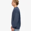 Jersey de cuello redondo oversize orgánico - Azul petróleo