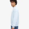 Jersey de cuello redondo oversize orgánico - Azul polar