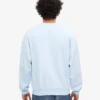Jersey de cuello redondo oversize orgánico - Azul polar