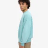 Jersey de cuello redondo oversize orgánico - Azul verdoso