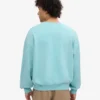 Jersey de cuello redondo oversize orgánico - Azul verdoso