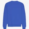 Jersey de cuello redondo oversize orgánico - Azul zafiro