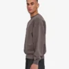 Jersey de cuello redondo oversize orgánico - Barro descolorido