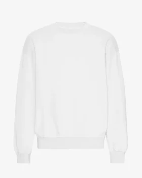 Jersey de cuello redondo oversize orgánico - Blanco óptico