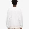 Jersey de cuello redondo oversize orgánico - Blanco óptico
