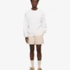 Jersey de cuello redondo oversize orgánico - Blanco óptico