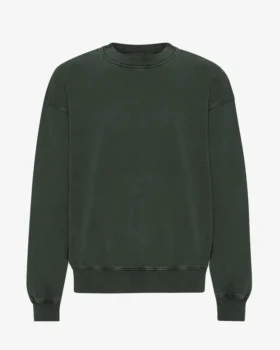Jersey de cuello redondo oversize orgánico - Bosque de medianoche