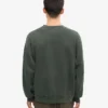 Jersey de cuello redondo oversize orgánico - Bosque de medianoche