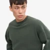Jersey de cuello redondo oversize orgánico - Bosque de medianoche