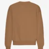 Jersey de cuello redondo oversize orgánico - Camello del Sáhara