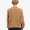 Jersey de cuello redondo oversize orgánico - Camello del Sáhara