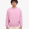 Jersey de cuello redondo oversize orgánico - Flor de cerezo