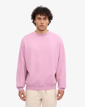 Jersey de cuello redondo oversize orgánico – Flor de cerezo