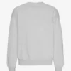 Jersey de cuello redondo oversize orgánico - Gris descolorido