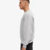 Jersey de cuello redondo oversize orgánico - Gris descolorido