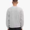 Jersey de cuello redondo oversize orgánico - Gris descolorido