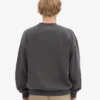 Jersey de cuello redondo oversize orgánico - Gris lava
