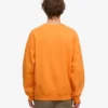 Jersey de cuello redondo oversize orgánico - Naranja soleado