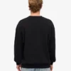 Jersey de cuello redondo oversize orgánico - Negro intenso