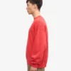 Jersey de cuello redondo oversize orgánico - Rojo mandarina