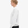 Jersey de cuello redondo oversize orgánico - Snow Melange