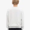 Jersey de cuello redondo oversize orgánico - Snow Melange