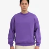 Jersey de cuello redondo oversize orgánico - Ultravioleta