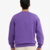 Jersey de cuello redondo oversize orgánico - Ultravioleta