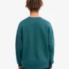 Jersey de cuello redondo oversize orgánico - Verde océano