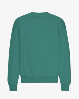 Jersey de cuello redondo oversize orgánico - Verde pino