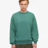Jersey de cuello redondo oversize orgánico - Verde pino