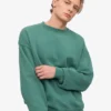 Jersey de cuello redondo oversize orgánico - Verde pino