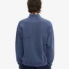Jersey orgánico con jerséu de media cremallera - Azul Neptuno